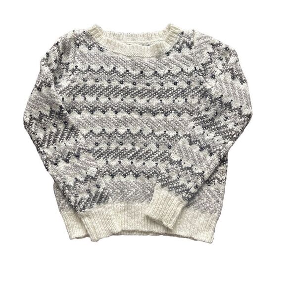 Loft Women’s Sweater Wool Alpaca Sweater Fair Isle Nordic Print - Picture 1 of 9